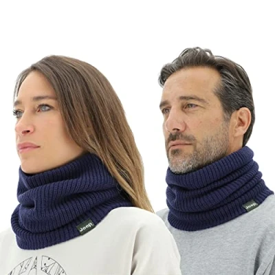 Abbildung von JEEP O102601 A184 J Ribbed Tricot NECKWARMER J22W Unisex Deep Blue Uni