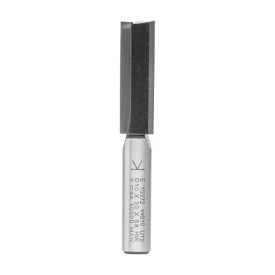 Abbildung von ENT 10372 Nutfräser HW, Schaft (S) 8 mm, Durchmesser (D) 10 NL 30 SL 32 GL 62 mm