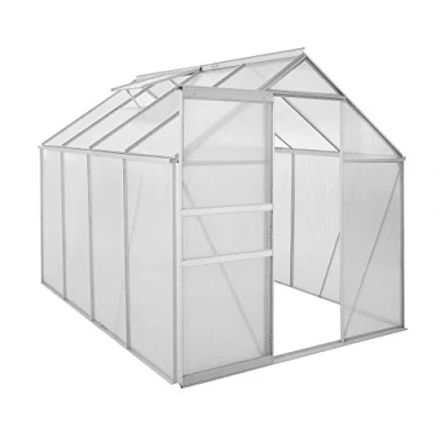 Abbildung von Zelsius Gewächshaus Aluminium 250 x 190 cm, 6 mm Platten, 4,75m², BxTxH: 190.00 195 cm