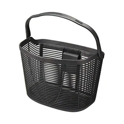 Abbildung von KLICKfix Farradtasche Lamello Korb, Kunststoff Lenkerkorb, Schwarz, 28 x 39 cm
