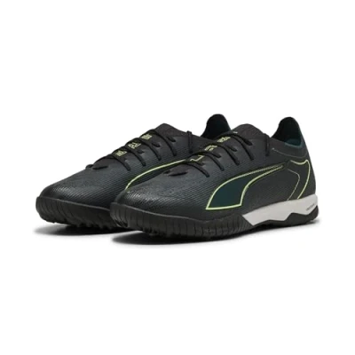 Abbildung von Puma ULTRA 6 PRO CAGE TT Fußballschuhe Unisex Black/Fizzy Light/Green Terrain Größe: 44