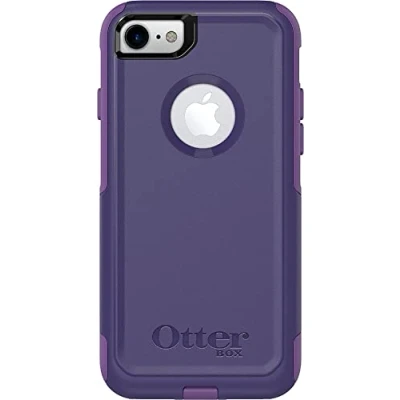 Abbildung von OtterBox Commuter Series Schutzhülle für iPhone SE (3. und 2. Generation) 8/7 (nur in Einzelhandelsverpackung) (Hopeline Purple)