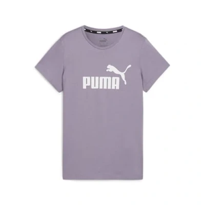 Abbildung von Puma Essentials LOGO TEE Rundhals Kurzarm UNI Tshirt print, Damen, Größe: Small, Pale plum