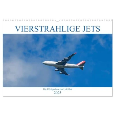 Abbildung von Vierstrahlige Jets (Wandkalender 2025 DIN A3 quer), CALVENDO Monatskalender