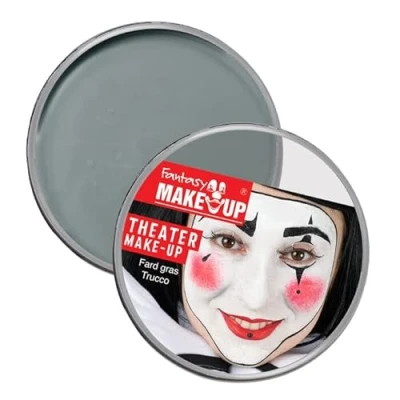 Abbildung von NEU Kinderschminke Karneval Theater Make Up / Creme Schminke auf Fettbasis, 25g, Grau