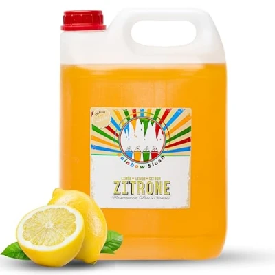 Abbildung von Rainbow Slush Sirup AZO FREI Geschmack Lemon Zitrone Konzentrat für Slushy Maker Eis Slushmaschinen Eismaschinen Getränke 1:5