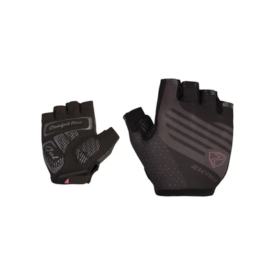 Abbildung von Ziener Clarete LADY BIKE Glove Kurzfingerhandschuh, Damen, Größe: 6.5, Black