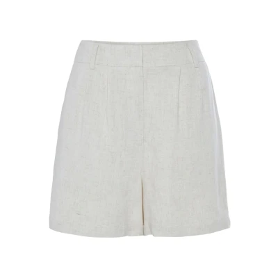 Abbildung von LASCANA Webshorts, mit Leinen, kurze Hose Taschen, Leinenhose