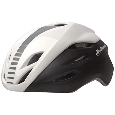 Abbildung von Fahrradhelm Polisport Aero R Large 58 61 Cm Mattschwarz / Leuchtendes Weiß Grau