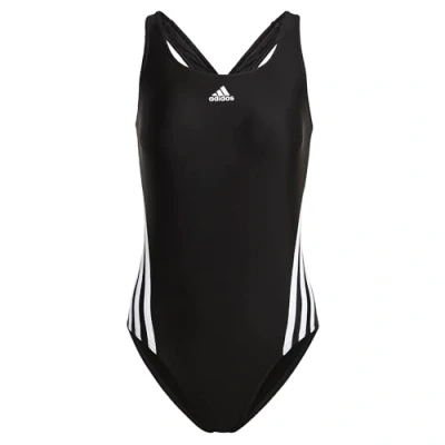 Abbildung von adidas Sportswear 3STRIPES Badeanzug Black white, Damen, Größe: 44, white