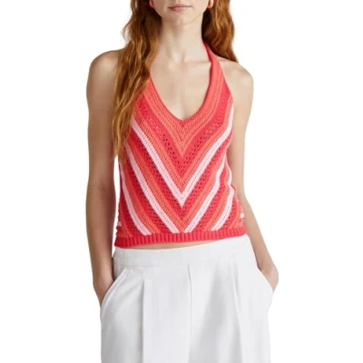 Abbildung von United Colors of Benetton Damen Top 1194eh01e Unterhemd, Rosa, Small