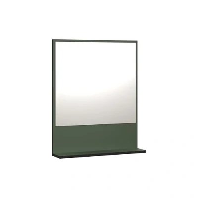 Abbildung von trendteam smart living PureBliss Wandspiegel Grün (BxHxT) 60 x 74 14 cm Badezimmerspiegel mit Ablagefläche
