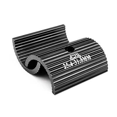 Abbildung von Saipor 2Stück Fahrradlenker Shim Spacer Bike Vorbau Shims Fahrrad Lenker Adapter Unterlegscheiben Aluminiumlegierung Lenkerhülse 25.4 auf 31.8 mm