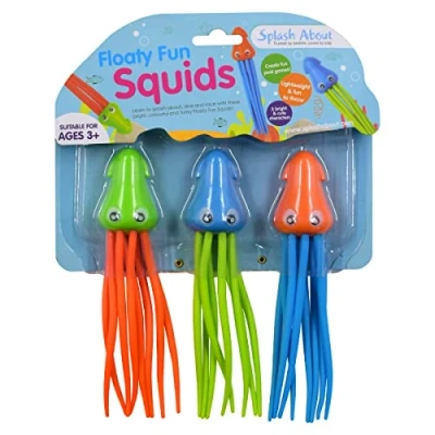 Abbildung von Splash About Floaty Fun Squid Tauchspielzeug 3er Pack