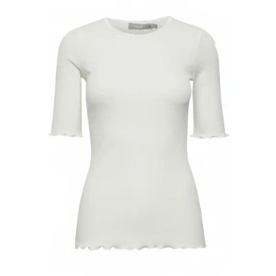 Abbildung von Fransa Frhizamond Tshirt basic, Damen, Größe: Large, Antique