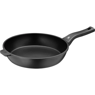 Abbildung von WMF Permadur Premium Schmorpfanne 28cm Induktion, mit Gegengriff, hoher Rand, Aluminium beschichtet, Kunststoffgriff Flammschutz