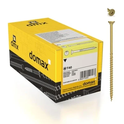 Abbildung von DMX Holzschrauben Torx Spanplattenschrauben Schrauben 8,0x80 Konstruktionsschrauben Set 100 Stück Terrassenschrauben Holzbauschrauben Senkkopfschrauben