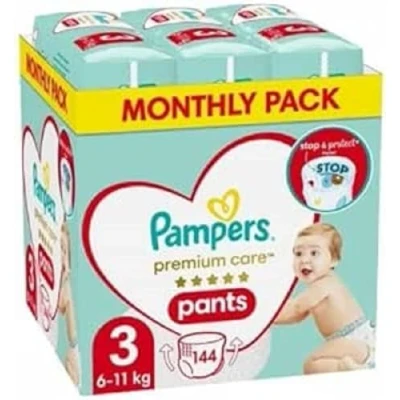 Abbildung von Pampers Windeln Pants Windelhosen Einwegwindeln Größe 3, 144 Stück, 6 11 kg