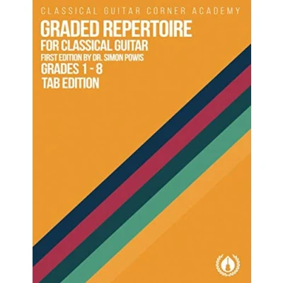 Abbildung von Graded Repertoire for Classical Guitar TAB Edition: Progressive Pieces from Beginner to Advanced