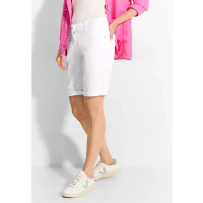 Abbildung von Cecil Shorts, Damen, Größe: 26, Weiß