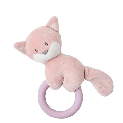 Abbildung von Nattou Greifling Alice&amp;Pomme, Rassel mit Silikonring, Fuchs Alice