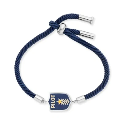 Abbildung von Herzengel Kinderarmband Jungen Edelstahl mit Emaille Feuerwehr