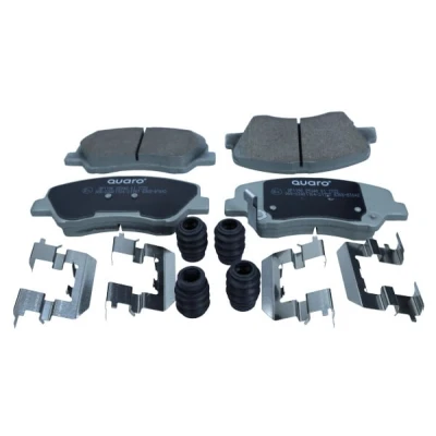 Abbildung von QUARO QP1196 Bremsbelagsatz Low Metallic mit akustischer Verschleißwarnung Anti Quietsch Blech, Montageanleitung KIA: Rio 4 Schrägheck
