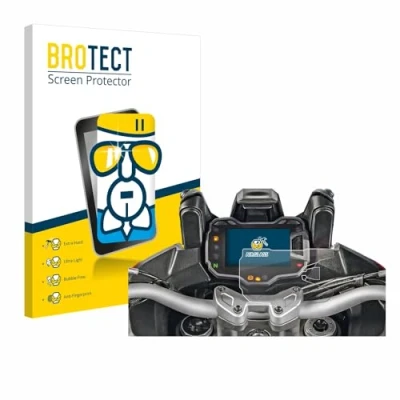 Abbildung von BROTECT Schutzglas für Ducati Multistrada 1200 2015 Tachoanzeige Schutzfolie Panzer Folie Glas [Extrem Kratzfest 9H, Anti Fingerprint,