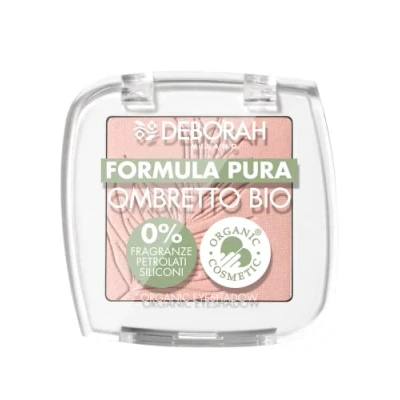 Abbildung von Deborah Augenlidschatten Mono Bio Formel Pure Color Nr. 03 Light Rose, mit Inhaltsstoffen 100% natürlichen Ursprungs, Vegan und Tierfreundlich