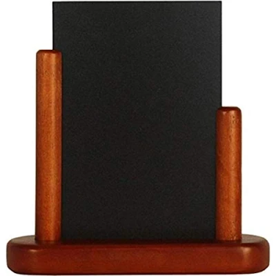 Abbildung von Securit ELE M SM Tischaufsteller ELEGANT, klein, mahagoni, braun