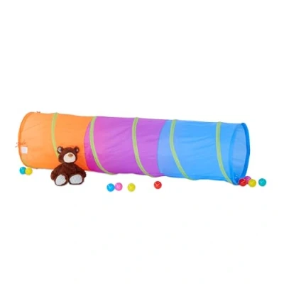 Abbildung von relaxdays Spieltunnel Farbenfroher für Kinder