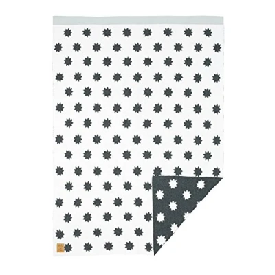 Abbildung von LÄSSIG Baby Kinderdecke Strickdecke weich Bio Baumwolle GOTS zertifiziert/Baby Blanket Little Chums Stars white