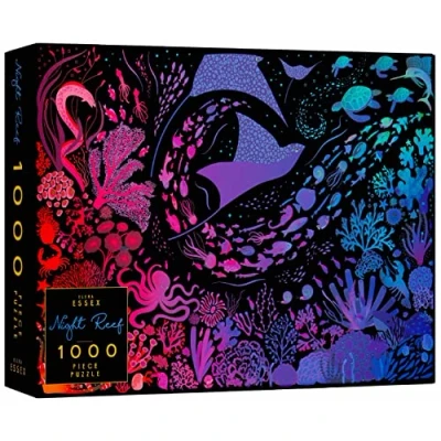 Abbildung von Elena Essex Puzzle Night Reef, Ocean Deep, Snowfall, Fig Tree (Night Reef)