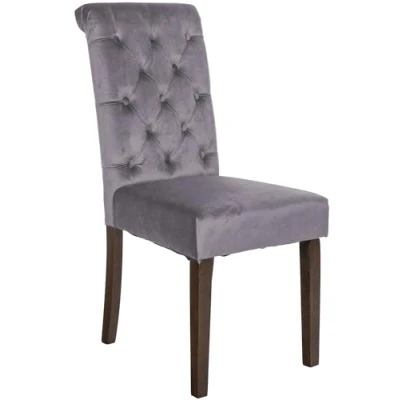 Abbildung von CLP Esszimmerstuhl Lisburn, mit Lehne im Chesterfield Design