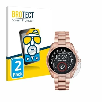 Abbildung von BROTECT Entspiegelungs Schutzfolie für Michael Kors Access Bradshaw 2 (2 Stück) Matte Displayschutz Folie, Anti Reflex, Fingerprint
