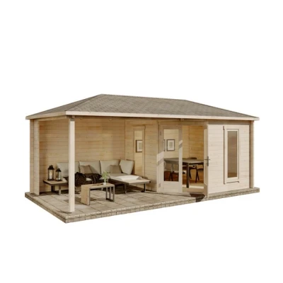 Abbildung von Alpholz Gartenhaus 5 Eck Liwa, BxT: 608x312 cm