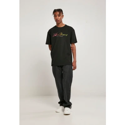 Abbildung von Urban Classics Script LOGO Tshirt print, Herren, Größe: Medium, Black