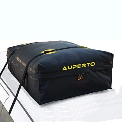 Abbildung von Dachbox Auto, 425 Liter Faltbare Dachkoffer Gepäckbox Wasserdicht Tragbar Dachboxen Dachgepäckträger Tasche für alle Autos