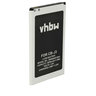 Abbildung von vhbw Akku kompatibel mit Cubot J3 Handy Smartphone Telefon (2000mAh, 3,8V, Li Ion)