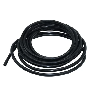 Abbildung von LAVMHAB Silikonschlauch 10mm ID x 14mm OD 3 Meter Länge, Flexibler Silikongummi Luftschlauch Wasserschlauch für Pumpenübertragung (Schwarz)