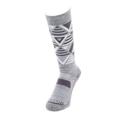 Abbildung von Burton Damen Performance Midweight Snowboard Socken, Gray Heather, ML