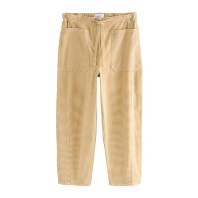Abbildung von Next Patch Pocket Barrel Jeans Straight Leg, Damen, Größe: 52xR, Neutral