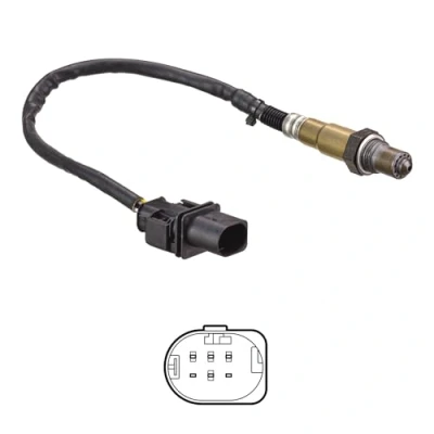 Abbildung von DELPHI ES21299 12B1 Lambdasonde Breitband Lambda Sonde, beheizt HYUNDAI: Tucson, ix35, SANTA FE 3, KIA: Sportage IV, SORENTO III