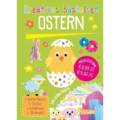 Abbildung von Bastelset für Kinder: Kreatives Bastelset: Ostern: Bastelspaß zu Ostern mit vielen tollen Extras Kinder ab 6 Jahren Set zum Basteln, Malen, ... Bauen rund um das Thema und Frühling