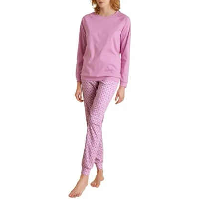 Abbildung von Calida MIT BÜNDCHEN Nachtwäsche Set, Damen, Größe: 48/50, Bubble gum pink
