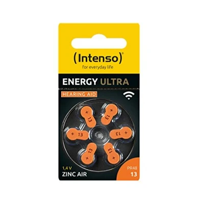Abbildung von Intenso Energy Ultra Hörgeräte Batterie PR 48 13 6er Blister