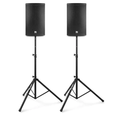 Abbildung von Power Dynamics PD410A Bluetooth Lautsprecherset 1600 W mit Ständern