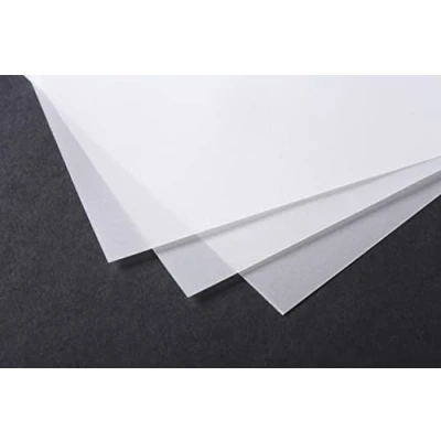 Abbildung von Clairefontaine 93953C Mappe mit 10 Blatt Transparentpapier, DIN A1, 59 x 84 cm, 90g, ideal für technische Zeichen, 1 Pack Extratransparent