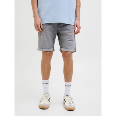 Abbildung von Jack &amp; Jones RICK ICON Jeans Shorts, Herren, Größe: XL, Grau