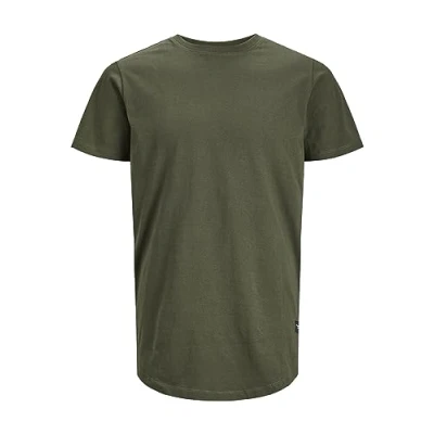 Abbildung von Jack &amp; Jones Jjenoa SS CREW NECK NOOS Tshirt basic, Herren, Größe: Small, Forest night